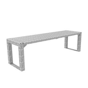 Katu- ja puistokalusteet | Istuimet | FalcoAcero Bench (Steel) | image #1| Street furniture seating bench seat hardwood FalcoAcero